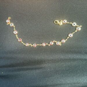 evil eye anklet
